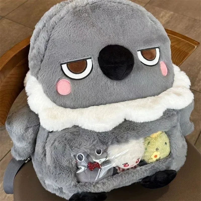 jeu amour et espace profond sylus mignon corbeau en peluche sac à dos sac d'école étudiant sac à dos anime cosplay sac à main sac de messager