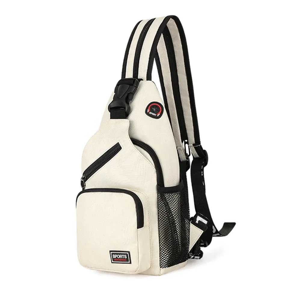 sac de poitrine unisexe, sac à bandoulière, sac à dos de voyage en tissu oxford, sac de poitrine imperméable pour la randonnée, sac à dos de jour, sac à bandoulière