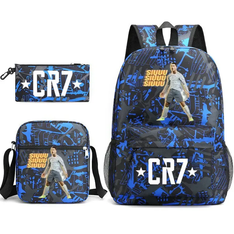 sac à dos de sport cr7 pour femmes et hommes, sacs à dos de voyage de qualité, sacs à livres, mochilas, sac à dos d'école pour étudiants