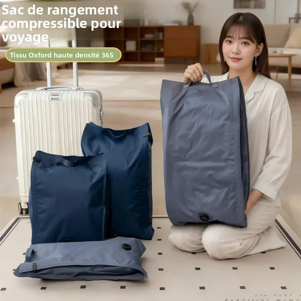 sacs de rangement sous vide pour voyage, économiseurs d'espace, réutilisables, résistants à la poussière et à 