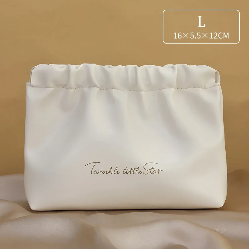 nouvelle trousse de rangement pour cosmétiques en pu, portable, simple, mini, pour rouge à lèvres, maquillage, organiseur de bijoux pour femme, pochette portable