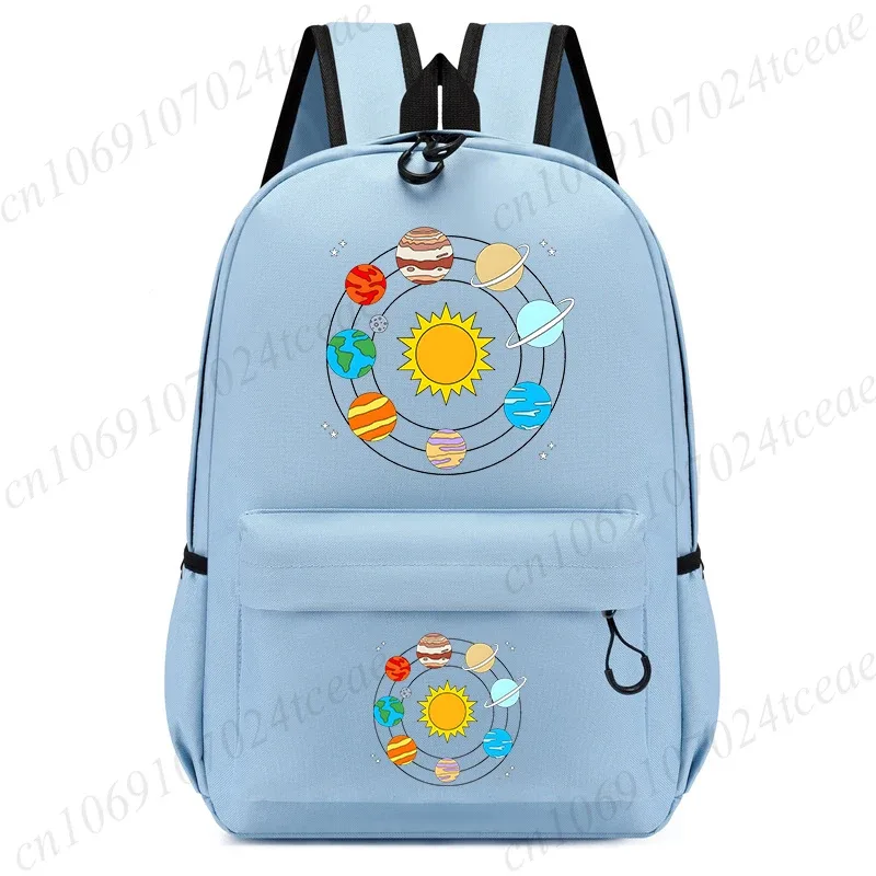 nouveau sac à dos pour enfants, sac d'école imprimé planètes et étoiles, sac de voyage pour enfants, sacs d'école maternelle