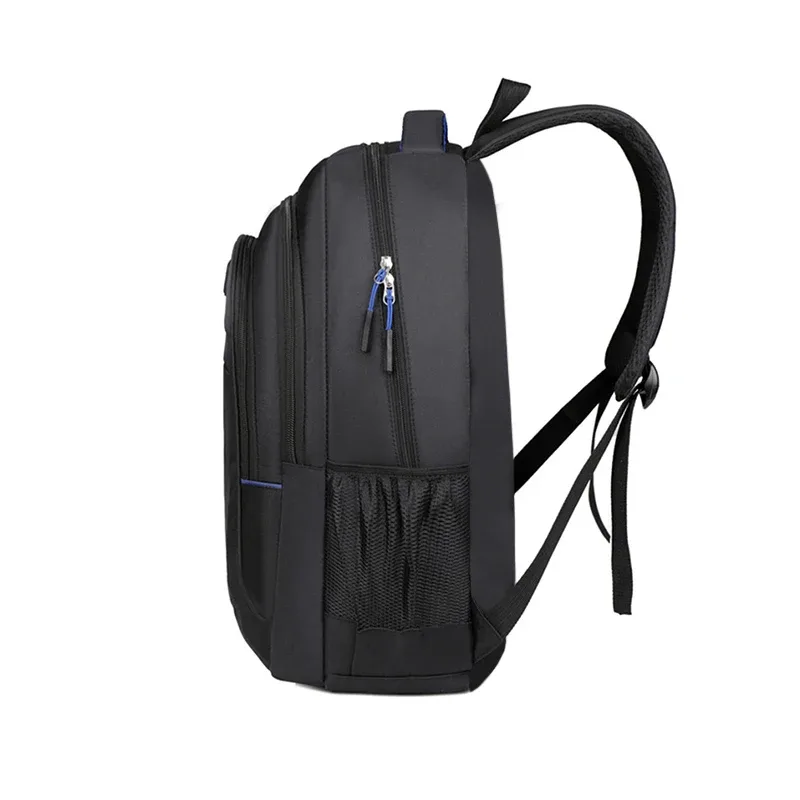 sac à dos pour ordinateur portable résistant aux chocs, en tissu oxford lisse, sac de rangement multi-couches pour les voyages en voiture, le bureau, les sorties décontractées et la ville