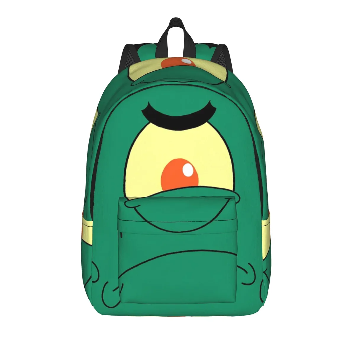 sac à dos jaune solide bob l'éponge, sacs à dos de camping, sacs d'école modernes pour étudiants, sac à dos de haute qualité