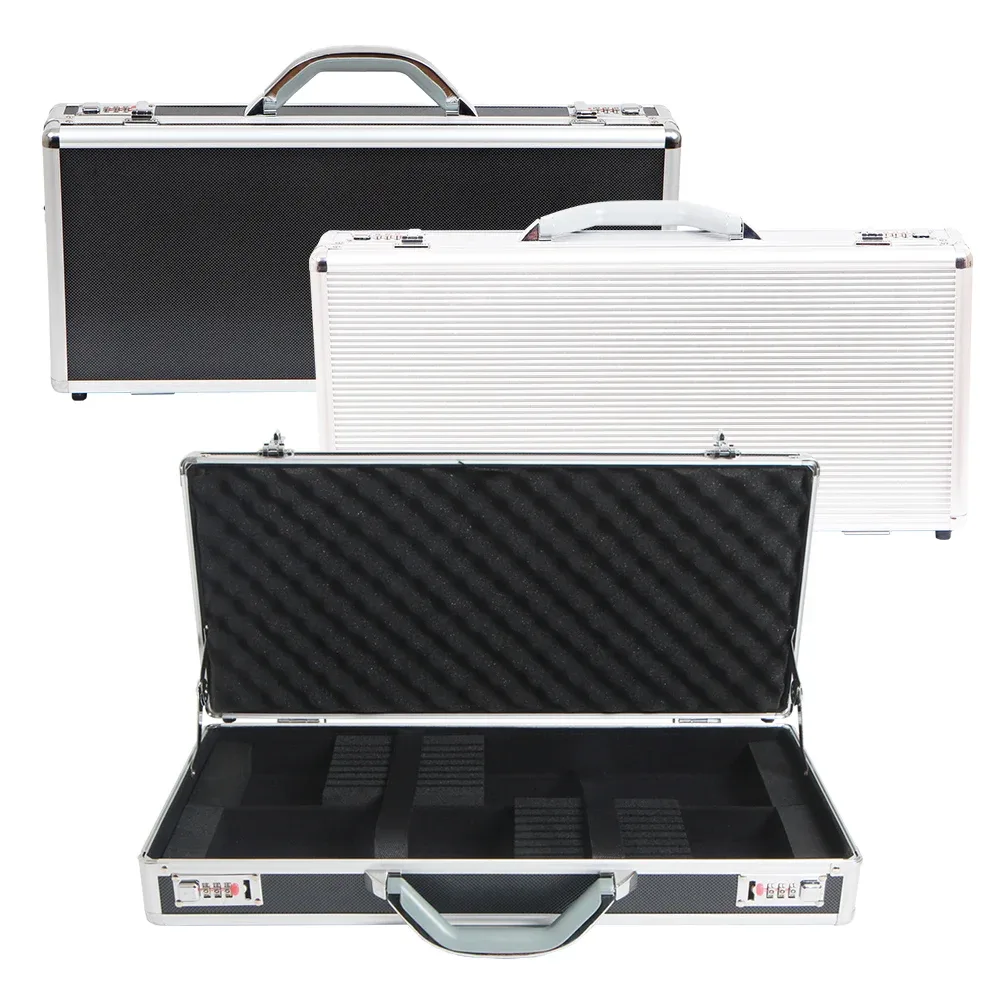 add043-silver-medium 52x23.5x8.5cm étui à couteaux sac de rangement pour ustensiles de cuisine sac de rangement pour couteaux étui à couteaux en aluminium