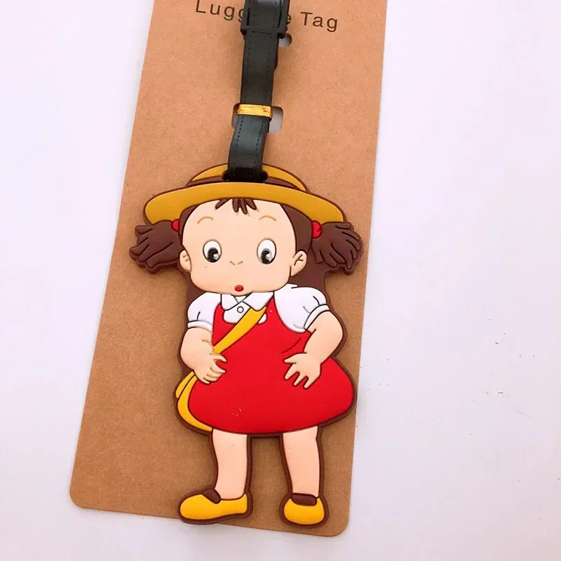 étiquette de bagage portable en silicone, étiquette de voyage, porte-adresse d'identification, valise alberchilla créative, nouveau style de mode, accessoires de voyage