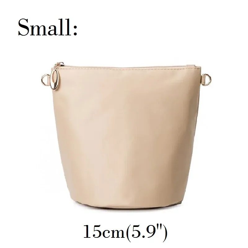 sac organisateur pour sac à main seau, inserts de sac seau (abricot, noir, café)