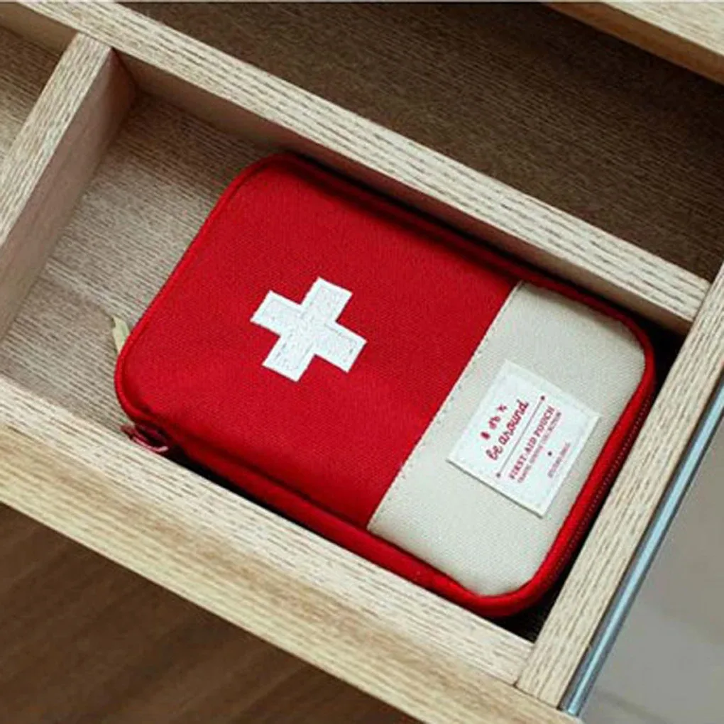 mini sac à médicaments portable mignon, kit de premiers secours, kits d'urgence médicale, organisateur, sac de rangement de pilules médicales domestiques en plein air