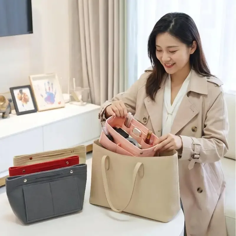 pochette de maquillage multifonction pour femmes, sac de voyage intérieur, sacs cosmétiques pour dames, organisateur de rangement portable, sac fourre-tout
