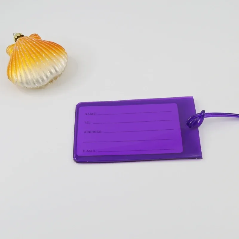 étiquette de bagage de voyage en pvc souple, 10 pièces, couleur avion, silicone, vente en gros, accessoires d'étiquette de valise, nom de sac, manchon de carte d'étiquette d'air