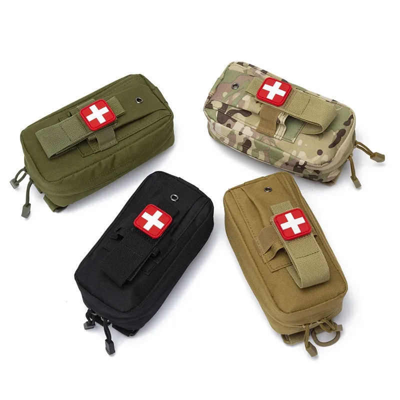 sac de premiers secours pour le sauvetage en extérieur, pochette médicale, trousse de survie avec garrot et ciseaux, sac banane molle pour la chasse