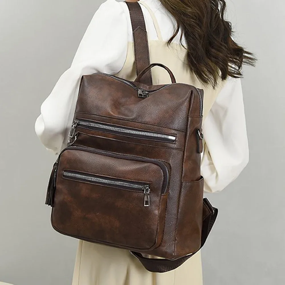 Haute qualité femmes homme sac à dos en cuir souple hommes sacs à dos fille luxe concepteur sac à dos pochette d'ordinateur grande capacité sac de voyage