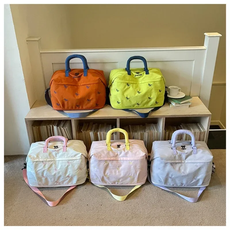 sac de voyage extensible avec compartiments séparés pour les articles secs et humides – sac de voyage de grande capacité, sac à main et sac de sport