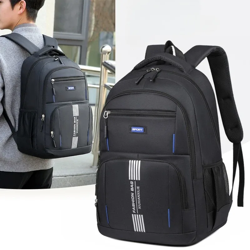 sac à dos minimaliste unisexe – conception de poche multicouche pour les voyages d'affaires et la vie des étudiants