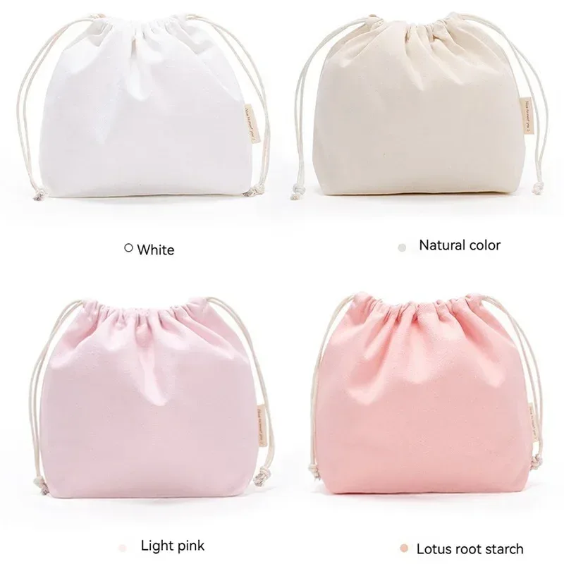 sac de rangement en coton à cordon de serrage, sacs en toile pour emballage cadeau de bonbons, pochette réutilisable pour articles divers à domicile, organiser les chaussettes anti-poussière, sous-vêtements