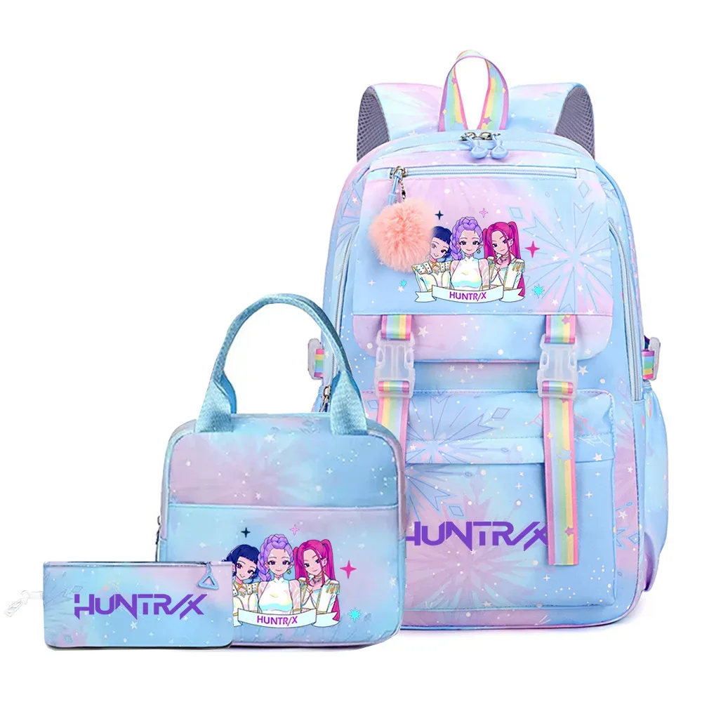sac à dos kpop demon hunters pour enfants, sacs d'école pour enfants, sacs à dos pour ordinateur portable pour adolescentes et garçons, sacs de voyage pour femmes