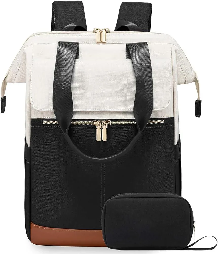 nouveau sac à dos polyvalent et simple pour femme, idéal pour les voyages transfrontaliers, grande capacité, couleur crème