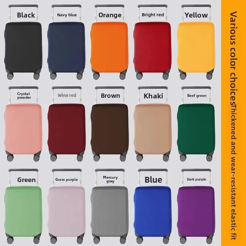 housse de bagage de voyage sportive épaissie pour tige de traction large, housse de protection spécialisée anti-poussière pour valise et étui en cuir