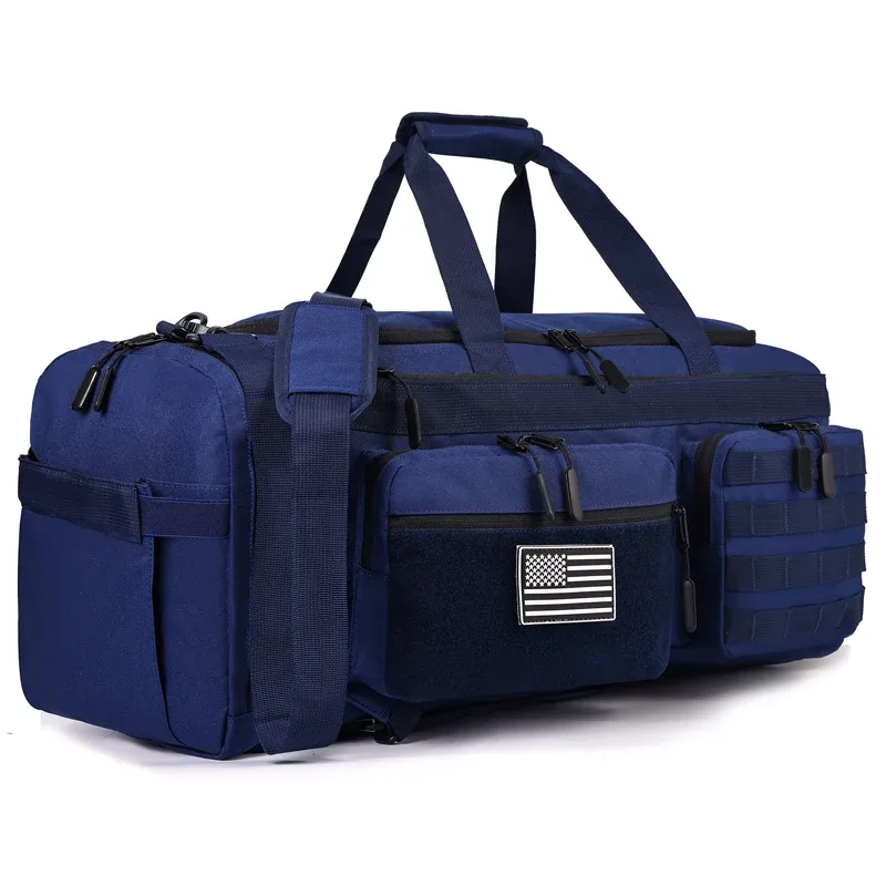 lhi 50l 3 en 1 sac de voyage hommes grands sacs de sport de sport sac à dos militaire tactique avec compartiment à chaussures et poche humide
