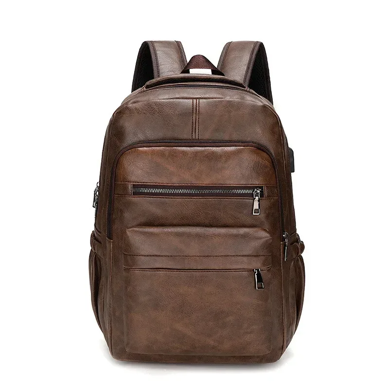 sac à dos de chargement usb de haute qualité pour hommes, sac à dos d'ordinateur de grande capacité, sac à dos d'école pour adolescents