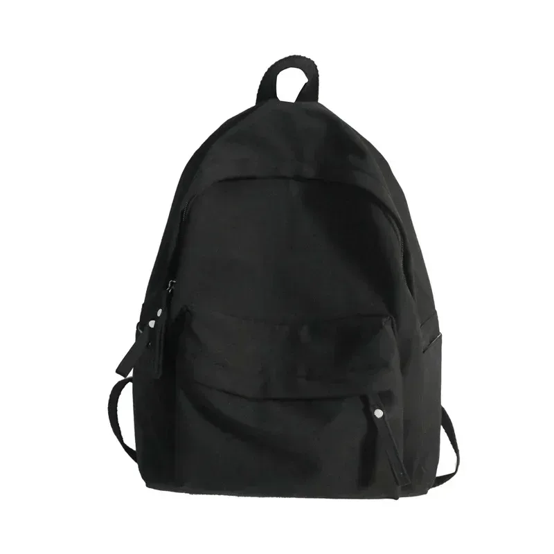 sac à dos en nylon imperméable pour femme, simple, solide, cartable pour documents, sac à dos de voyage pour étudiant, filles