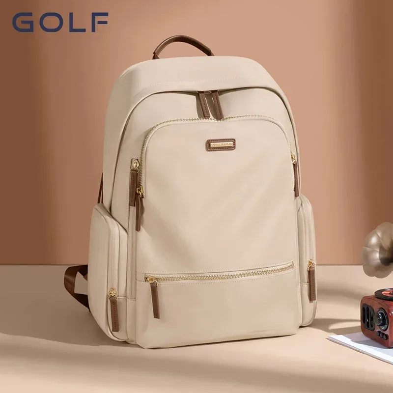 golf-sac à dos pour ordinateur portable pour femme, sac à dos tendance pour ordinateur, sacs à dos de loisirs pour étudiants, sacs d'école pour femme, 15 po, 6 po