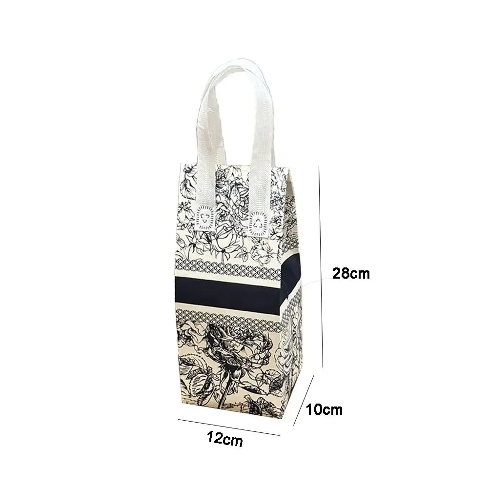 sac d'emballage de thé au lait en tissu non tissé réutilisable, couvercle de tasse isolé de voyage, sac fourre-tout à café en papier d'aluminium, 10 pièces