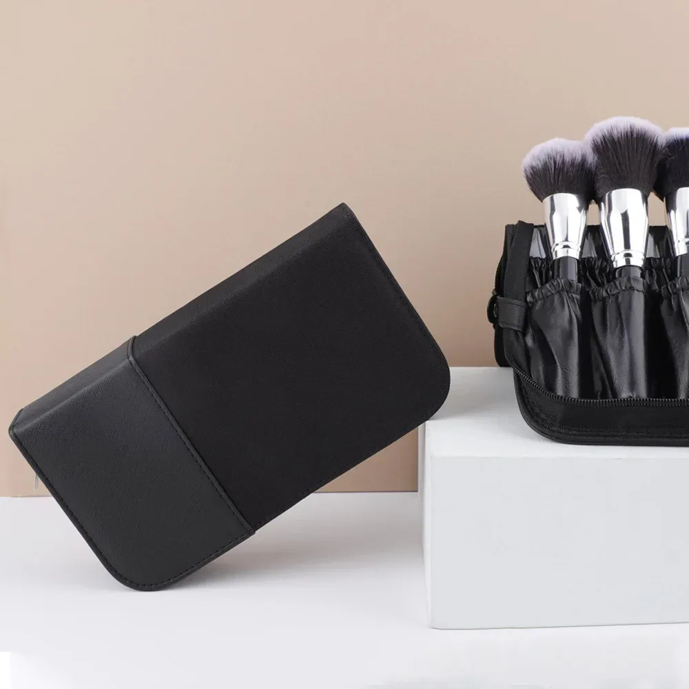 sac de rangement pour pinceaux de maquillage pliant, sac cosmétique debout de voyage professionnel, sac d'artiste uniquement, 30 pièces, 40 pièces