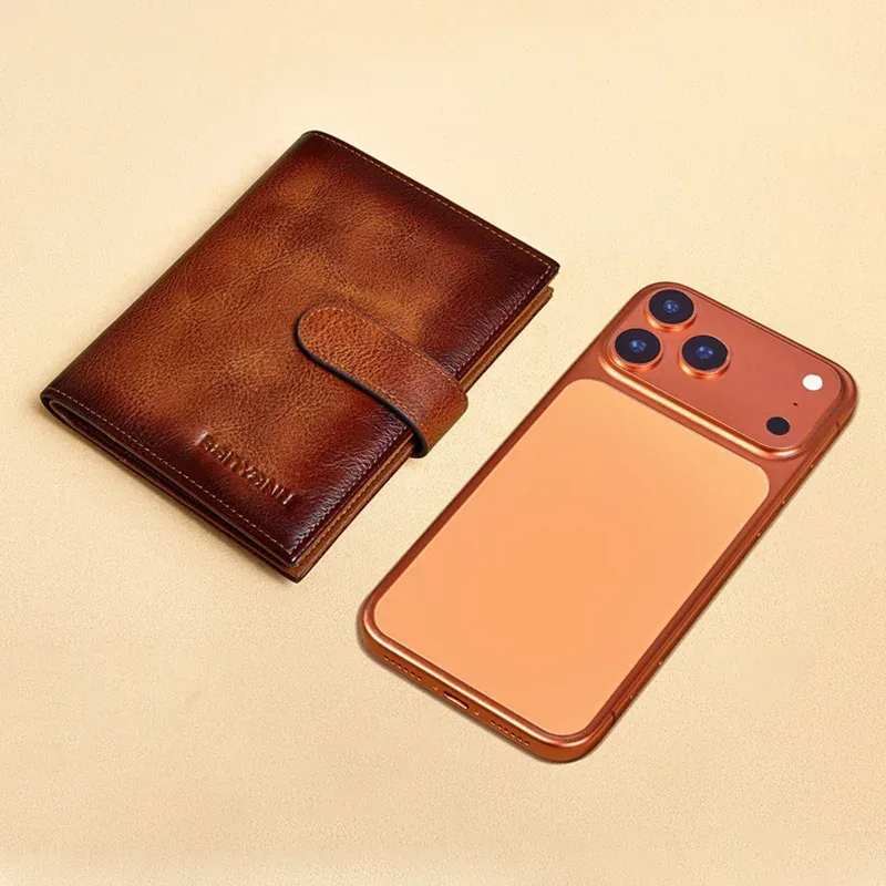 porte-passeport en cuir de vache véritable de première qualité pour hommes, portefeuille en cuir ultra-fin multifonction, organisateur portable de billets et de cartes de voyage