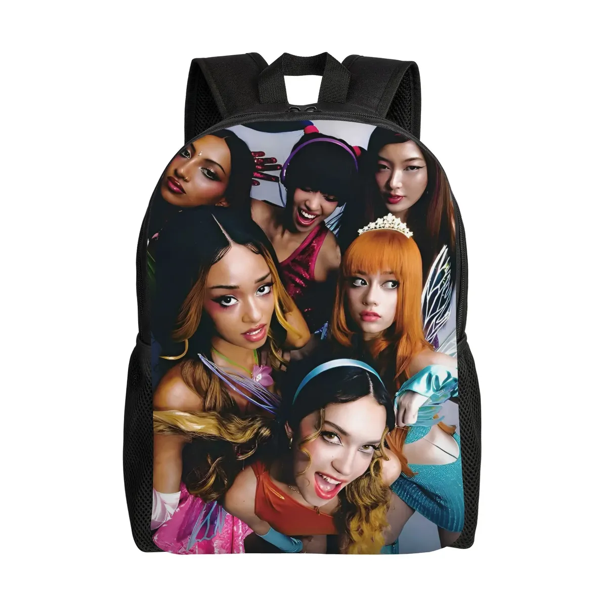sac à dos katseye kpop pour hommes, femmes, adolescents, lycéens, sac à dos d'affaires, sacs en toile pour l'université, durables