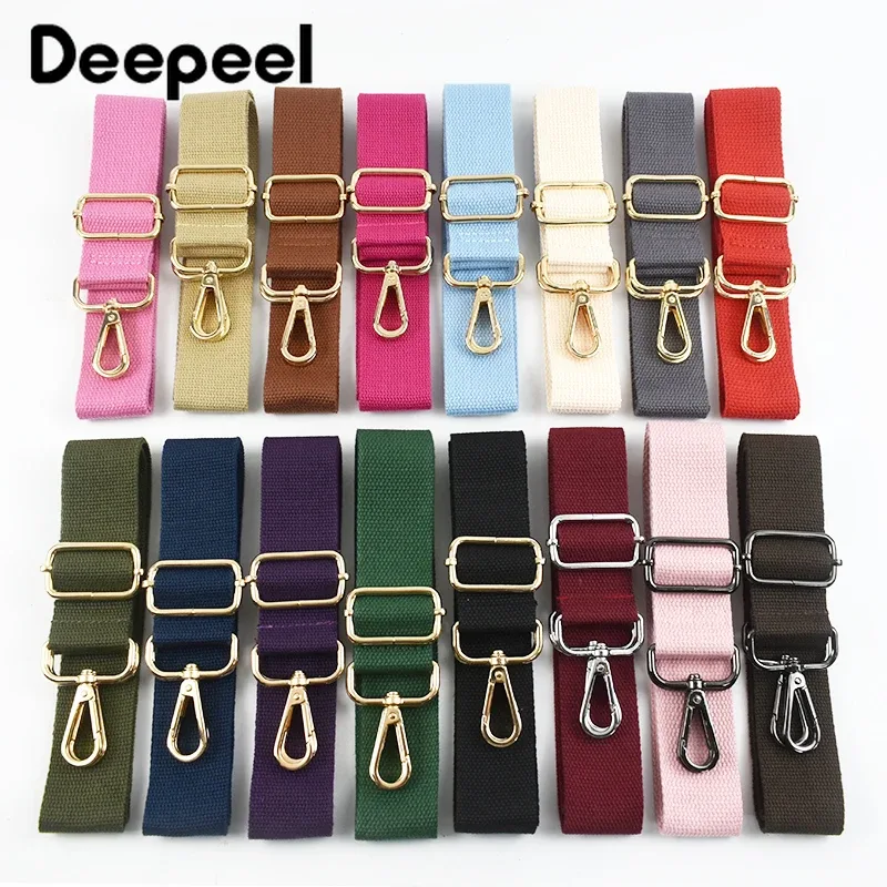 Deepeel – sangle de sac en toile de 38mm de large, 80-140cm, réglable, pour femmes, remplacement de bretelles, accessoires de sacs à bandoulière, 1 pièce