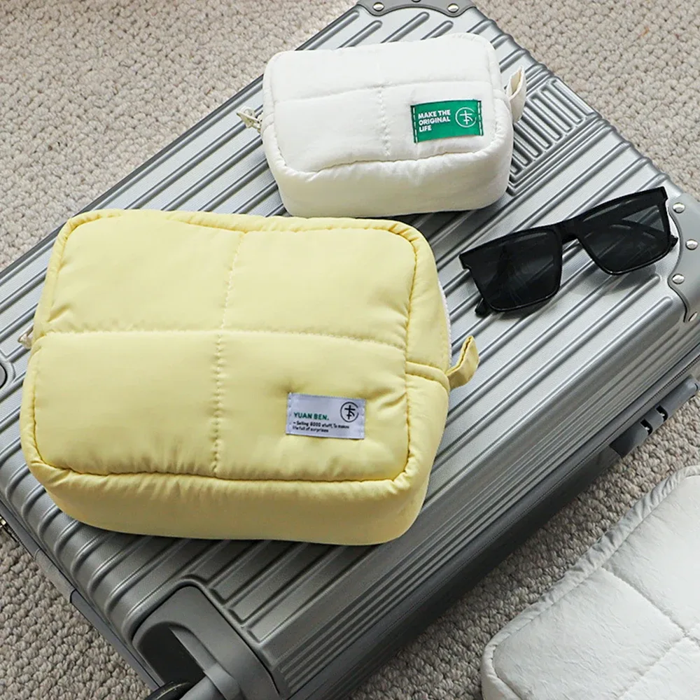 sac à cosmétiques imperméable en nylon indispensable pour les voyages, sac de rangement polyvalent, trousse de toilette et sac de rangement pour bagages