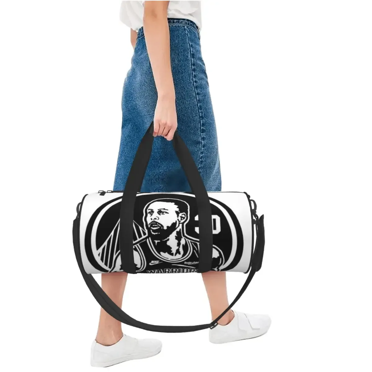 sac de voyage inspiré du basket-ball avec silhouette de stephen curry et numéro 30 – idéal pour les voyages d'hiver et les escapades de 3 jours – offre spéciale