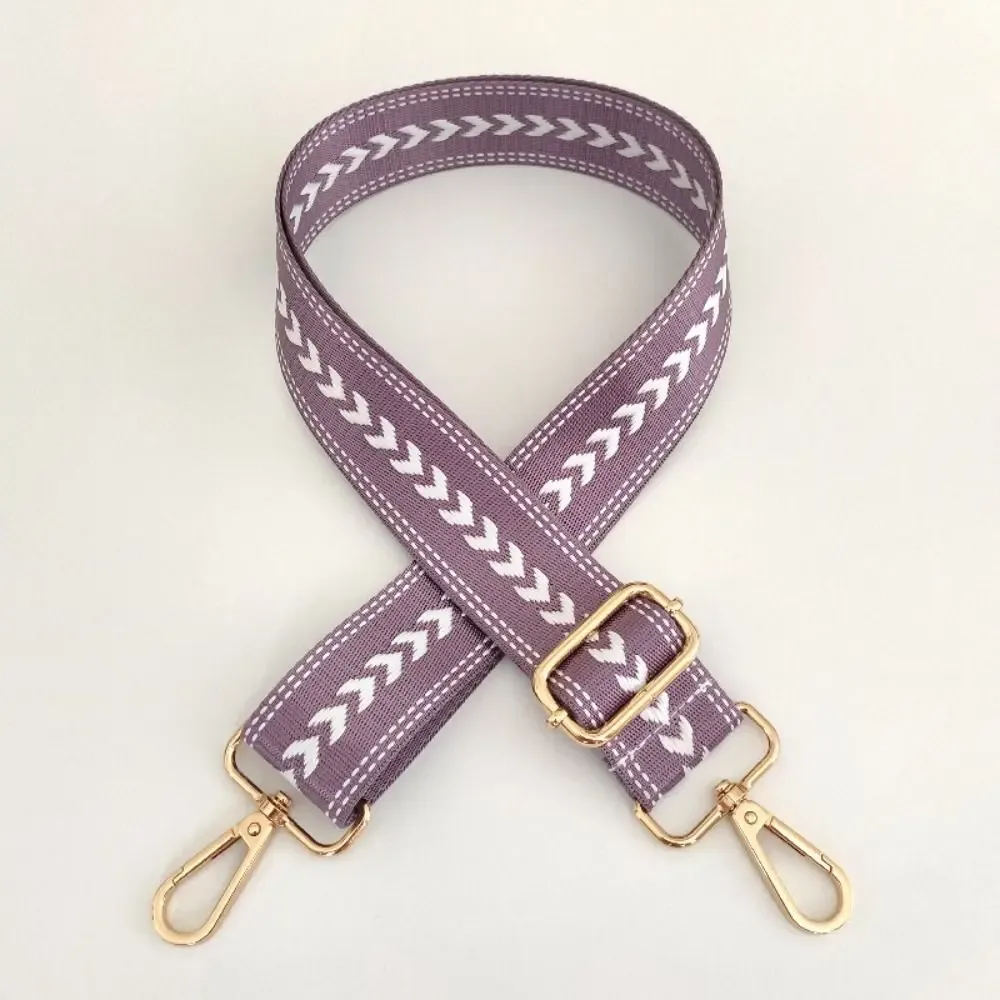 ceinture de sac à main de remplacement large pour femmes, sangle de sac colorée en nylon, sangle de sac à bandoulière