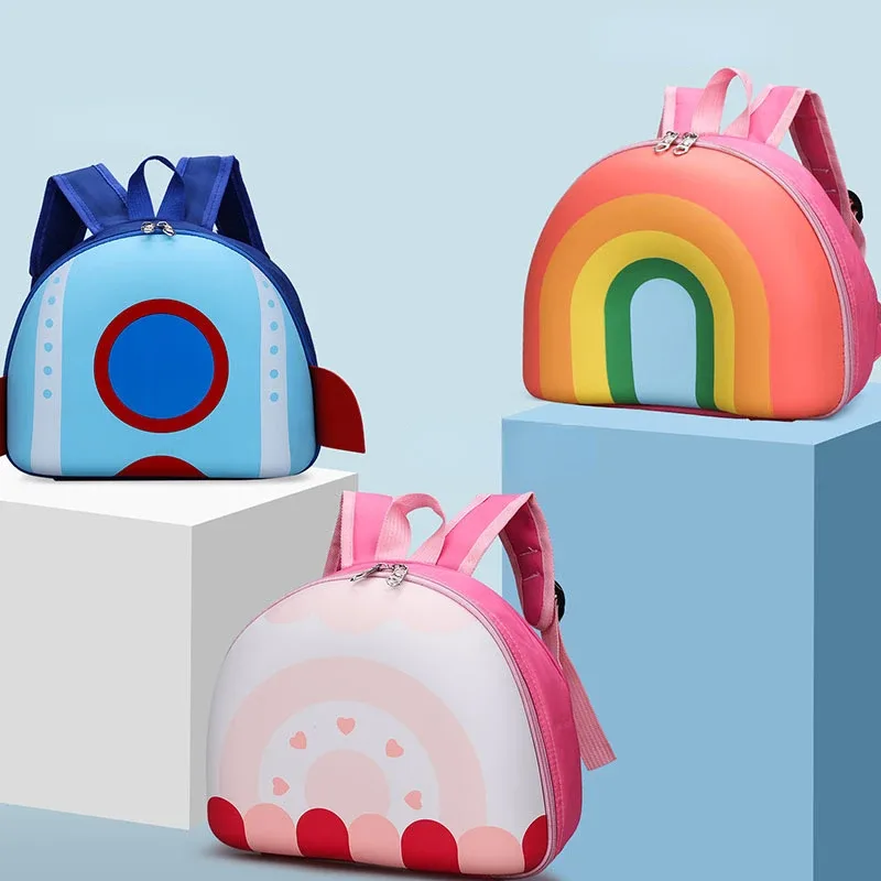 sac à dos arc-en-ciel pour enfant de 3 à 5 ans, cartable de maternelle, nouvelle version coréenne, 2023