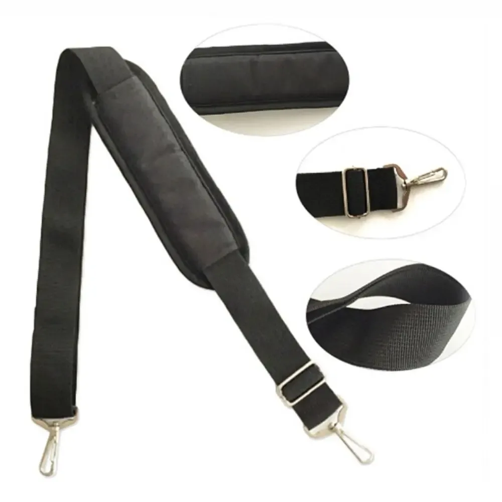 1 pièce sangle de sac en nylon détachable 130 cm noir ceintures de sac à main sangle d'épaule réglable sac pour ordinateur portable