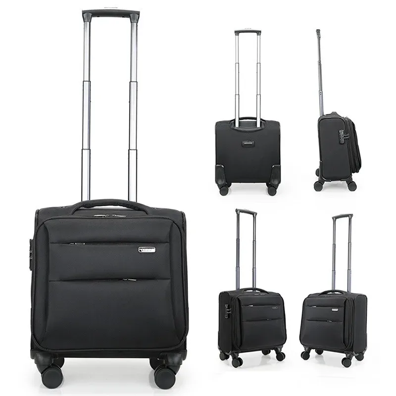 12-20 pouces Mini valise grande capacité bagage roulant tissu Oxford étanche embarquement voyage d'affaires chariot valise 캐
