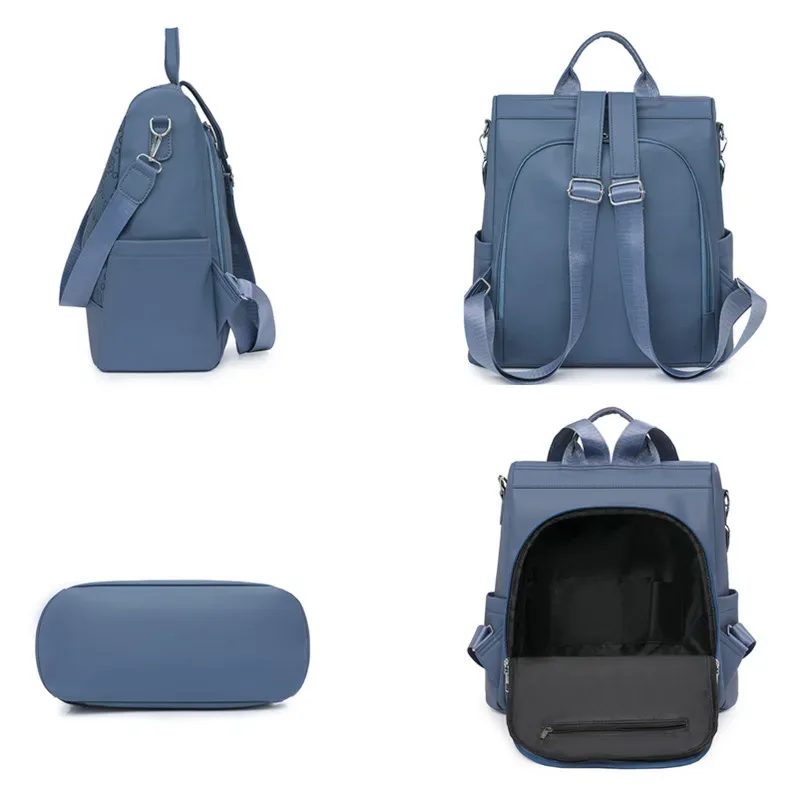 sac à dos antivol de grande capacité pour femmes, sac à main de voyage en cuir, sac à bandoulière élégant pour dames, travail, collège, usage quotidien