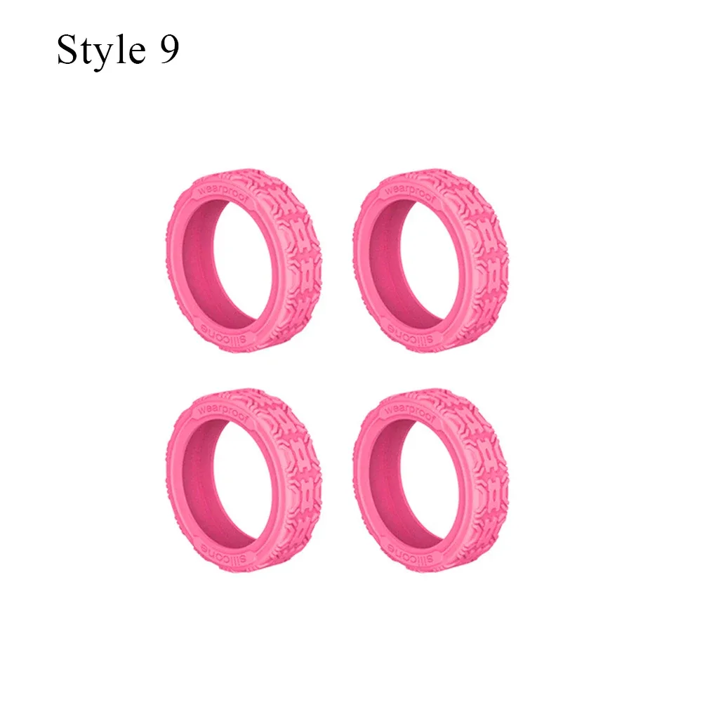 housses de protection de roues de bagages en silicone de qualité supérieure, antichoc silencieux, couverture de roues de valise durable, couverture de roulettes de boîte de trolley, 4 pièces