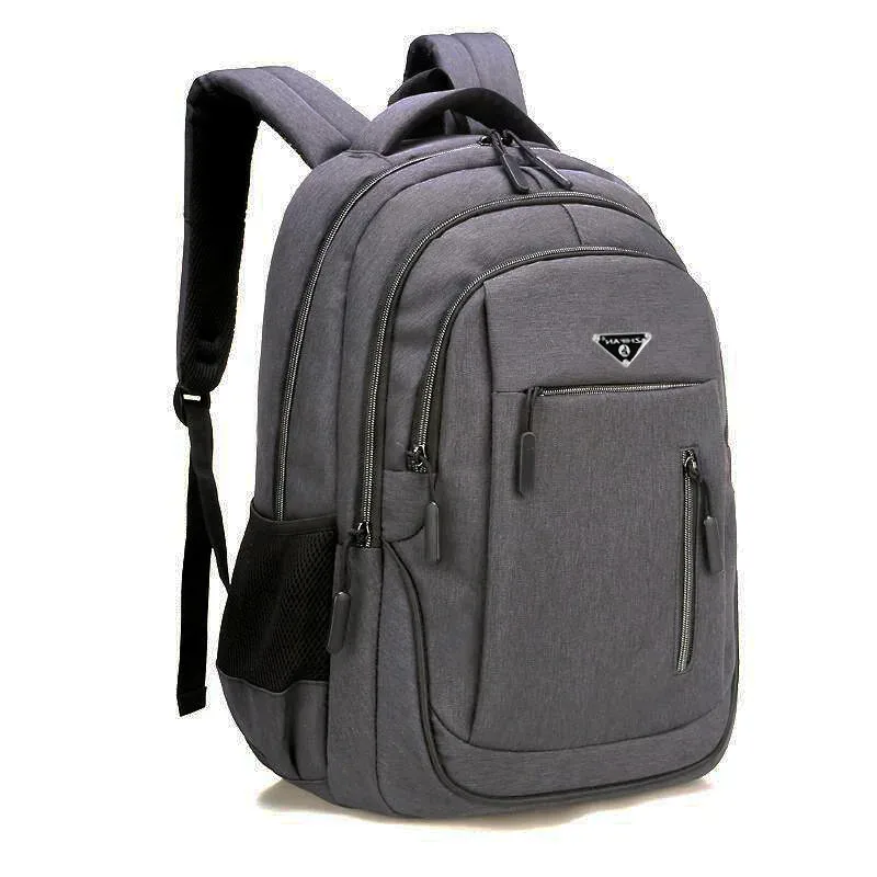 sac à dos de grande capacité pour hommes, sacs à dos pour ordinateur portable 15.6 oxford noir solide, sacs de lycée pour adolescents, collège garçon, sac à dos pour étudiant