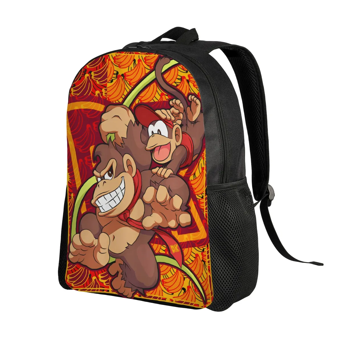 DK Arcade Donkeys Kongs Sac à dos pour adolescents, cadeau, sac à dos de randonnée, de voyage, pour hommes et femmes, sac à bandoulière pour l'université