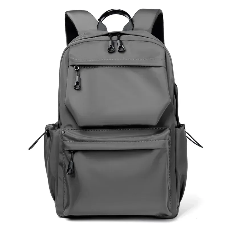 sac à dos imperméable en polyester pour hommes – sac pour ordinateur portable de voyage et d'école de grande capacité