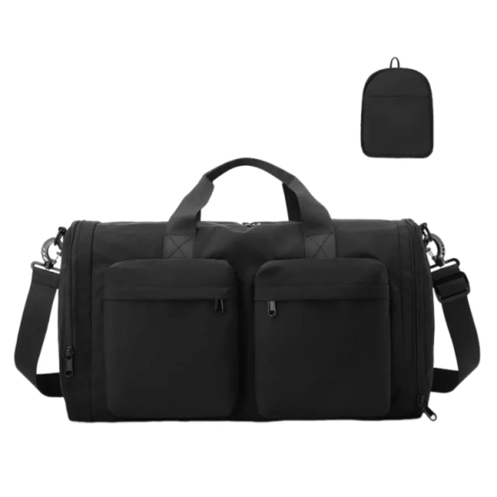 sac de voyage pliable imperméable de grande capacité, sac de sport et de fitness portable avec compartiment séparé pour chaussures, sac à main de week-end