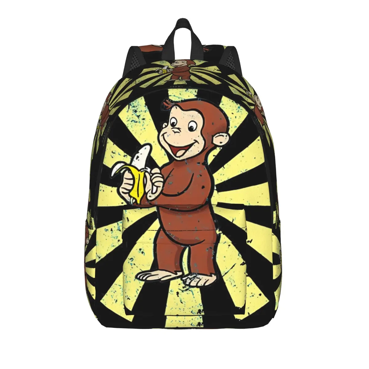 sac à dos multifonctionnel curious george, sacs à dos de trekking, sacs à dos colorés pour étudiants, sacs souples pour lycéens, style sac à dos