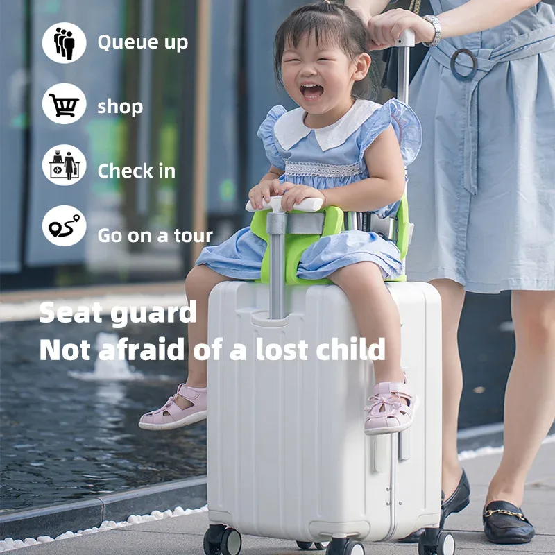 SUSHIMU bagages pour enfants avec cadre en alliage d'aluminium valise de voyage valise de 20 pouces serrure à mot de passe TSA