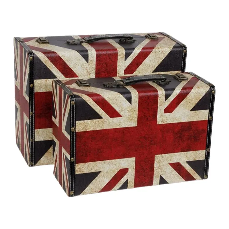valise à bagages en pu de style vintage, sac rigide vintage pour ordinateur, sac de rangement pour bagages, bo