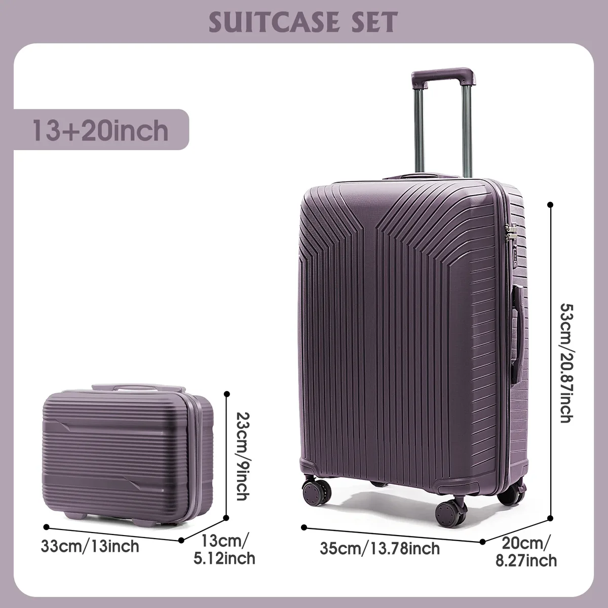 valise de cabine durable en matériau pp, fermeture à glissière et verrouillage par mot de passe, voyage d'affaires, cabine, coffre gonflable, nouveau, 2024, 13, 20/28