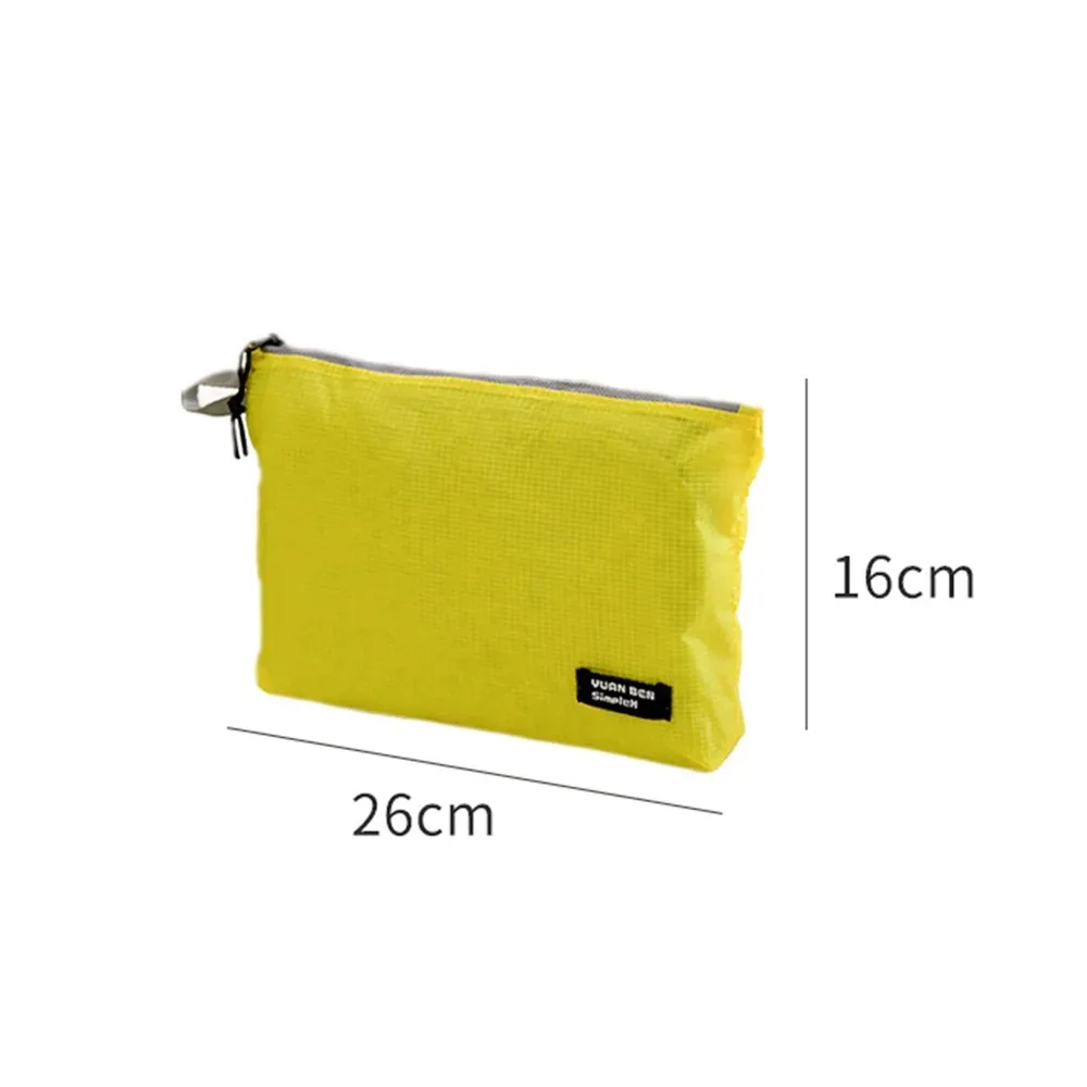 sac de rangement pour bagages recouvert de silicone, sac de rangement de voyage multifonctionnel ultra léger, sac de rangement de voyage haute capacité jaune orange