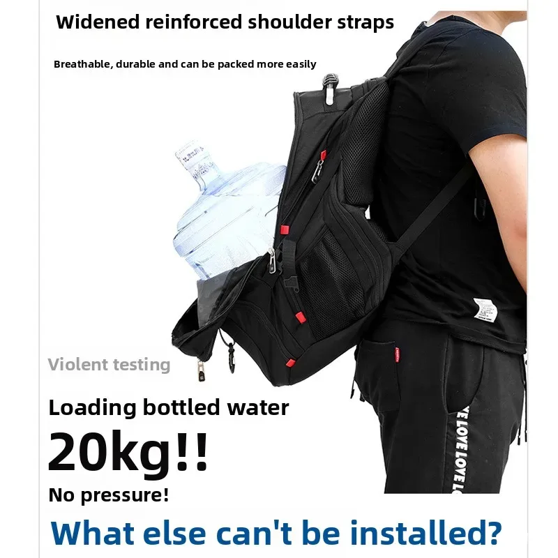 sac à dos pour ordinateur portable en tissu oxford imperméable de grande capacité, sac de voyage scolaire, sac à dos pour étudiants, sac à dos de voyage pour les trajets quotidiens