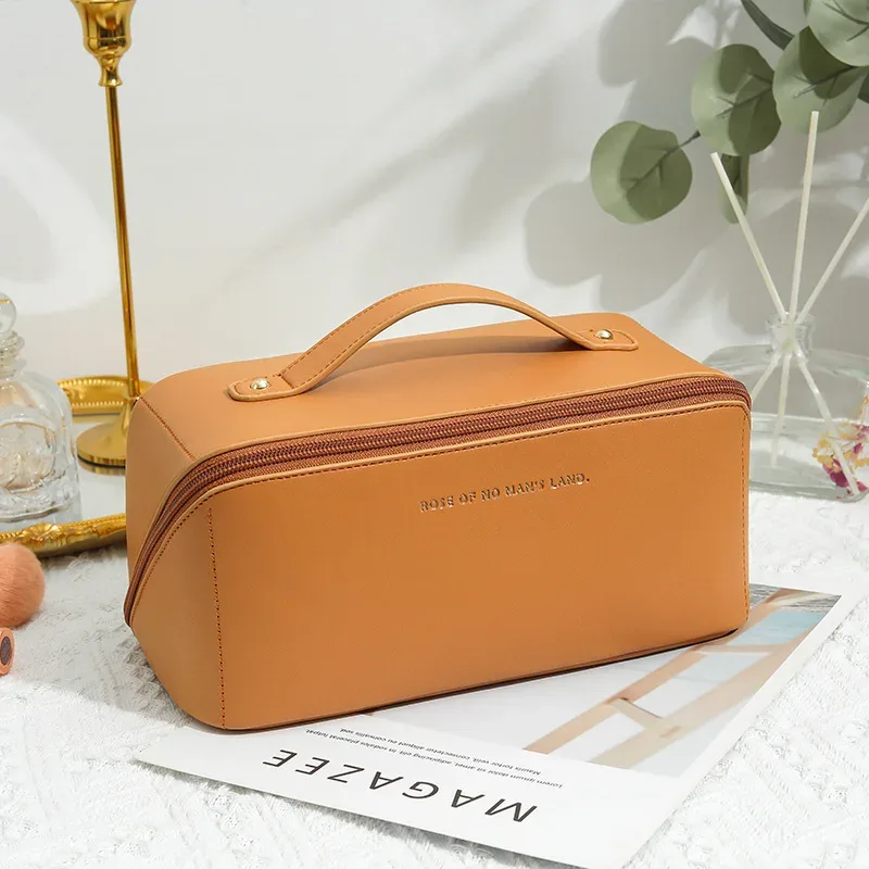 homefish organizer – trousse de toilette pour femme, trousse de maquillage, pochette de rangement, boîte de luxe pour femme, trousse à cosmétiques, sac organisateur de voyage avec fermeture éclair